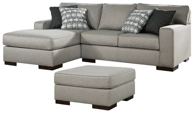 Benchcraft® Marsing Nuvella 3-Piece Slate Living Room Seating Set-0