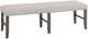 Jofran Inc. Willow Creek Beige/Chocolate Brown Dining Bench-0