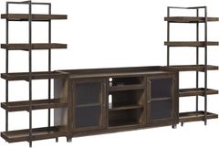 Signature Design by Ashley® Starmore 3-Piece Brown/Gunmetal Entertainment Center