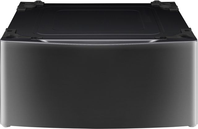 LG 27" Black Stainless Steel Laundry Pedestal-0