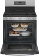 GE Profile™ 30" Fingerprint Resistant Stainless Steel Freestanding Dual Fuel Range-3
