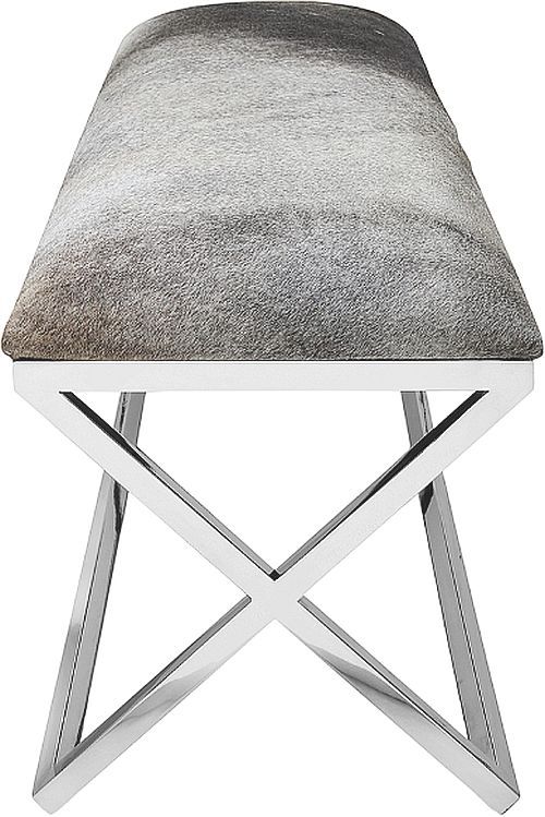 Moe's Home Collection Rossi Gray Bench-3
