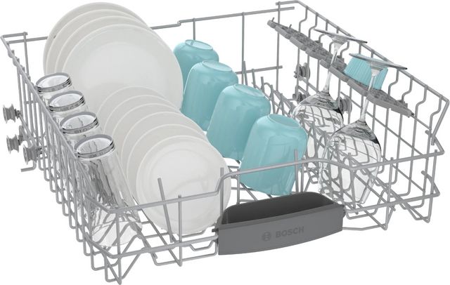 Bosch® 100 Series 24" Stainless Steel Front Control Built In Dishwasher-5