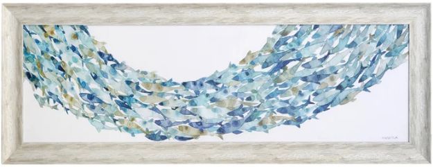 Stylecraft Current Events Blue/White Wall Art-0
