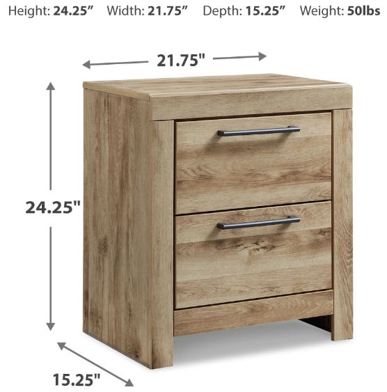 Signature Design by Ashley® Hyanna Tan Nightstand-5