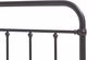 SinCa-CA Beaconsfield Oiled Bronze Queen Metal Rod Headboard-4