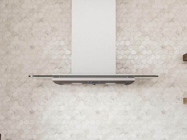 Zephyr Verona 36" Stainless Steel with Glass Canopy Wall Mounted Range Hood-3