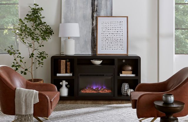 aspenhome® Taylor Espresso 66" Fireplace Console-1