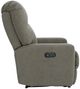 Best® Home Furnishings Customizable Kenley Vinyl Power Swivel Glider Recliner with Heat, Massage and Power Tilt Headrest-3