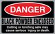 Liberty Safe Black Powder Enclosed Sticker-1