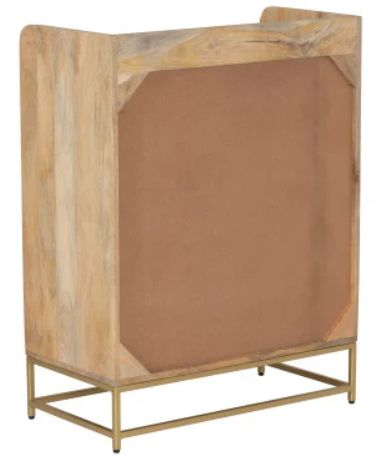 Powell® Raphael Natural Bar Cabinet-4