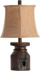 Crestview Collection Barn Post Brown Accent Lamp-0