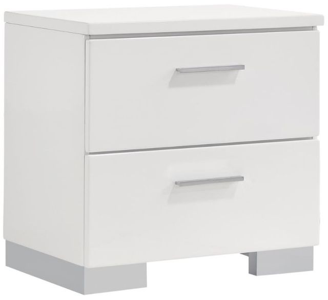 Coaster® Felicity 4-Piece White Full Bedroom Set -2