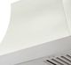 AGA Cascade 36" White Wall Mounted Range Hood  with Brushed Nickel Trim-1