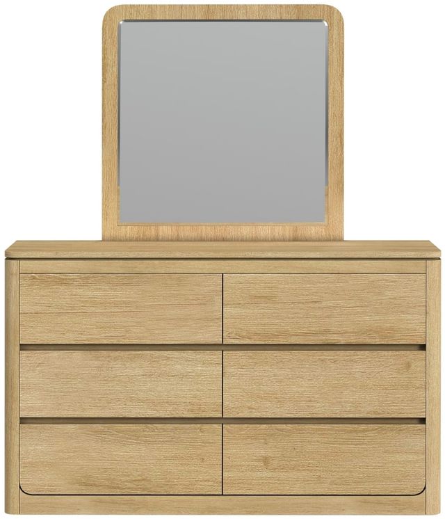 Elements International Rosalie Natural Dresser and Mirror-3