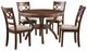New Classic® Home Furnishings Cori 5-Piece Cherry Dining Set-0
