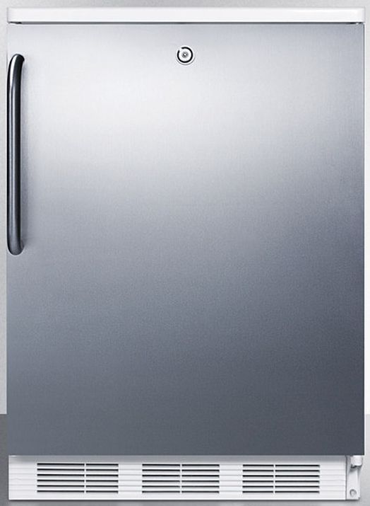 Accucold® by Summit® 5.5 Cu. Ft. Stainless Steel Under the Counter Refrigerator-0