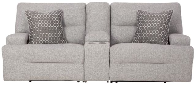 Signature Design by Ashley® Acklen Place 3-Piece Gray Power Reclining Sectional-2