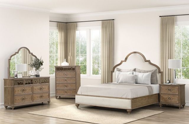 Furniture of America® Lyris Rustic Oak Dresser-1