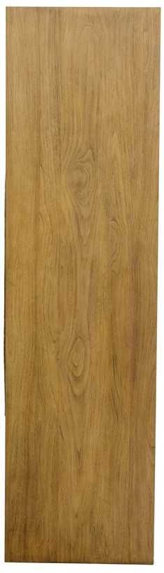 YHD Haya Brown Tall Teak Exposure Cabinet-3