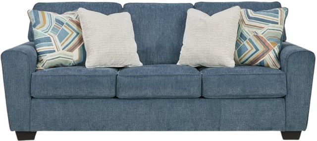 Signature Design by Ashley® Cashton Blue Queen Sofa Sleeper-1
