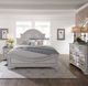 Liberty Furniture Magnolia Manor 4-Piece Antique White/Weathered Bark Queen Panel Bedroom Set-1