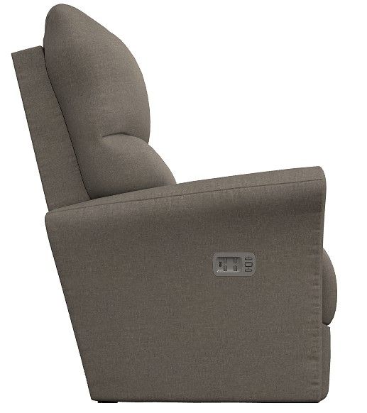 La-Z-Boy® Rowan Mushroom Power Wall Recliner with Headrest and Lumbar-2