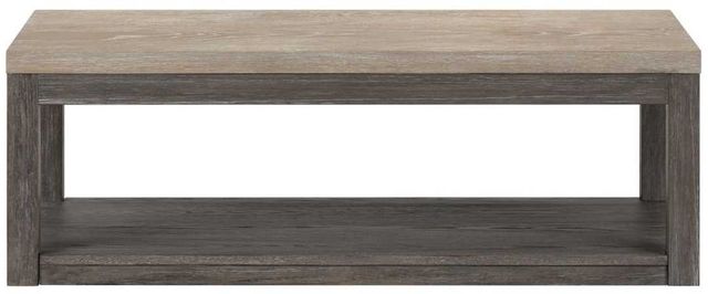 Liberty Furniture Piedmont Ash Cocktail Table with Charcoal Base-2