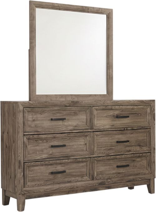 Liberty Furniture Ridgecrest 4-Piece Cobblestone Queen Panel Bedroom Set with Chest-3