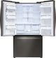 LG 23.70 Cu. Ft. Black Stainless Steel Counter Depth French Door Refrigerator-2