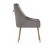 VIG Furniture Modrest Castana 2-Piece Gold/Gray Dining Chair Set-2