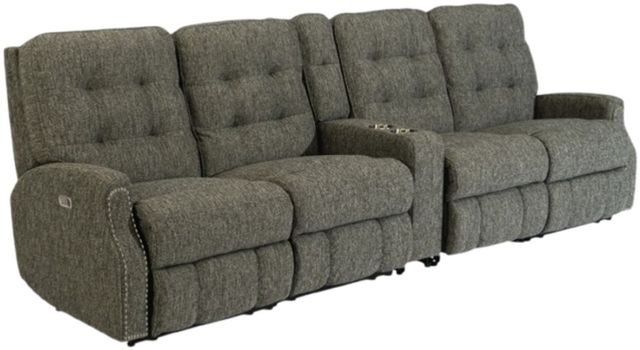 Flexsteel® Customizable Devon Power Reclining Sectional with Power Headrests-4