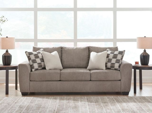 Benchcraft® Loreo Truffle Queen Sofa Sleeper-1