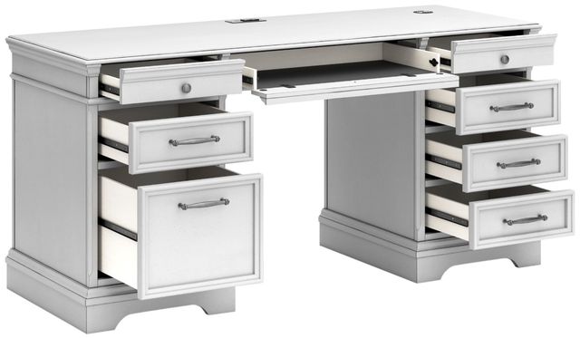 Signature Design by Ashley® Kanwyn Whitewash Credenza-2
