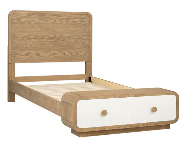 Legacy Kids Teen Margot Desert Oak Twin Youth Storage Panel Bed-0