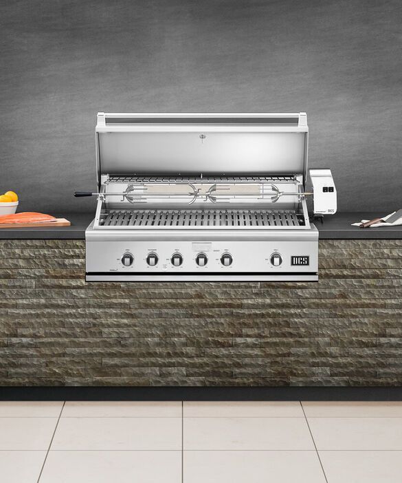 DCS Series 7 4-Burner Stainless Steel Built-In Liquid Propane Grill-3