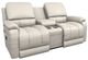 La-Z-Boy® Greyson Ice Leather Manual Reclining Loveseat with Console-0