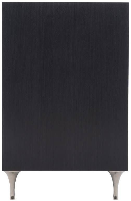 Bernhardt Silhouette Eggshell/Onyx 2-Drawer Nightstand-2
