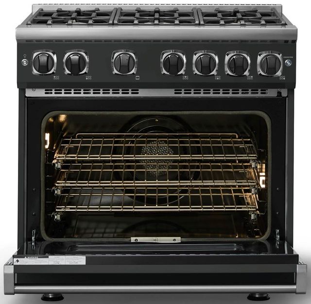 Viking® 7 Series 36'' Antique Bronze Pro Style Natural Gas Range-1