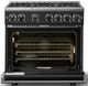 Viking® 7 Series 36'' Antique Bronze Pro Style Natural Gas Range-1