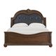 Elements International Cadenza Brown Upholstered King Bed-1