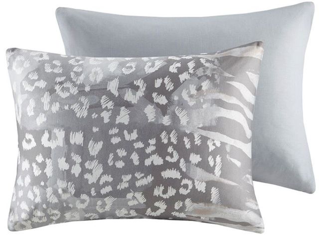 Olliix by N Natori Dohwa 3 Piece Multi Full/Queen Cotton Comforter Set-1