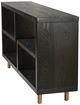 Stylecraft Norman Wyatt Home Ebony Woodgrain Console Table-3