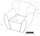 International Furniture Direct Tamesis Beige Swivel Accent Chair-1