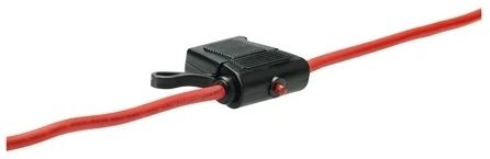 RadioShack 30 A at 12/24 VDC Mini Blade In-Line Fuse Holder-0