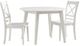 Jofran Inc.Simplicity 3-Piece Paperwhite Dining Set-0