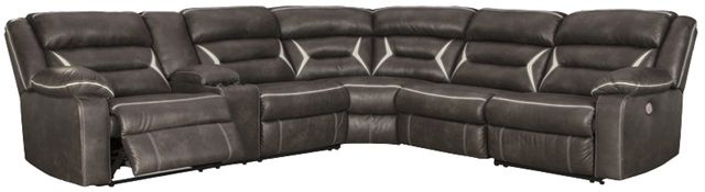 Signature Design by Ashley® Kincord 4-Piece Midnight Modular Power Reclining Sectional -1