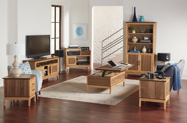Whittier Wood® Furniture Addison Duet 54" Sound Bar Media Console-1