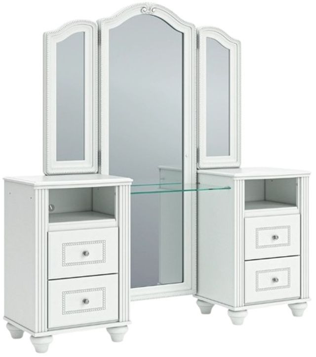 Signature Design by Ashley® Kozlani White Vanity with Mirror-0