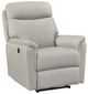 Homelegance® Leif Light Gray Power Recliner-0